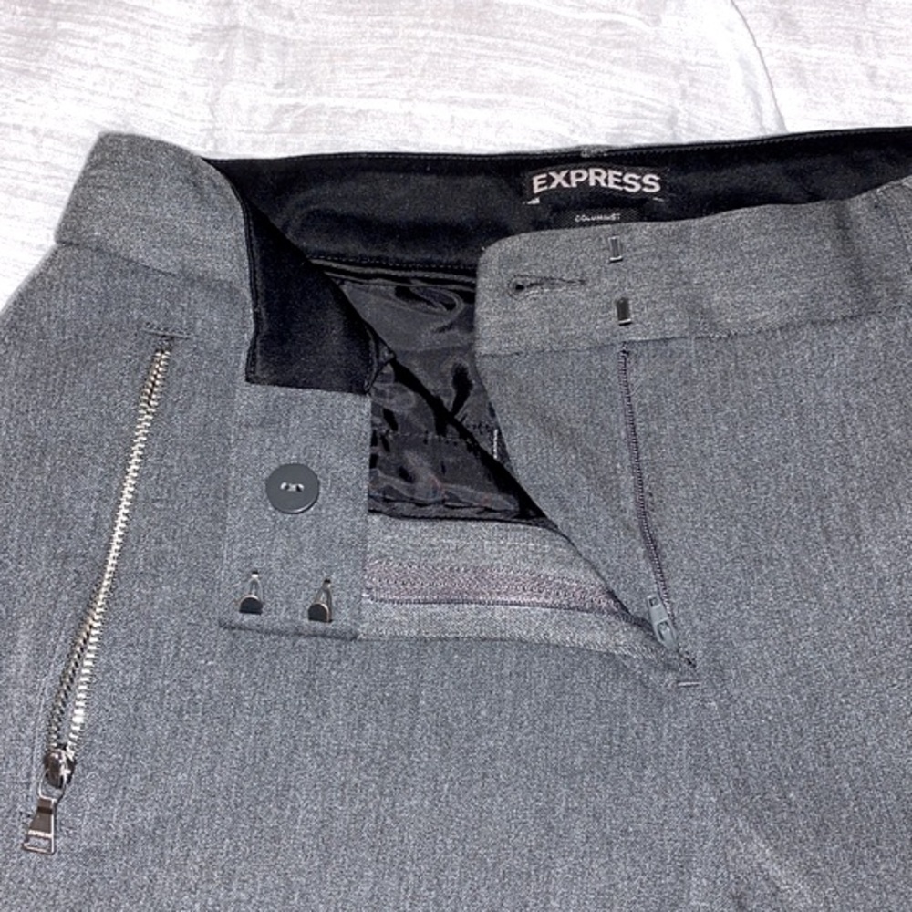 Express Columnist Pant | Size 4R | Boot Leg | Charcoal Gray - Picture 8 of 8